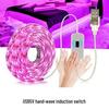 USB Full Spectrum Waterproof Succulent Seedling Grow Light Strip with Sensor, 5V2835.