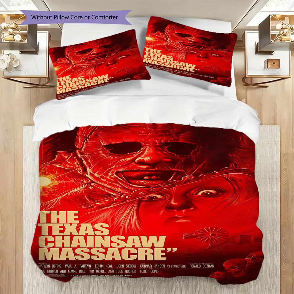 The Horror Movie Set Threepiece Set 1 Duvet Cover 2 Pillowcase Without Core Duvet Cover And Pillowcase Bedding Set Christmas Birthday Gift