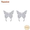 Танциз стерлингового серебра 925 пробы циркон серьги серьги-капли для женщин подарки на свадьбу