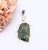 Подвеска с серафинитом/ожерелье с серафинитом Большая подвеска с драгоценным камнем серафинитом