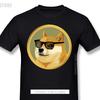 Мужская одежда Футболка Dogecoin Монета Doge Забавный Крипто Дизайн Футболка Bitcoin Одежда Мода Для Взрослых Футболка Оверсайз