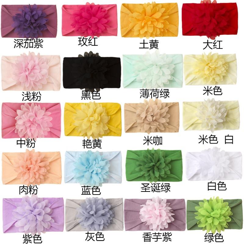 New Baby Headband for Women, Nylon Headscarf, Creative Children's Headgear Wide and Cute Princess Baby Products
