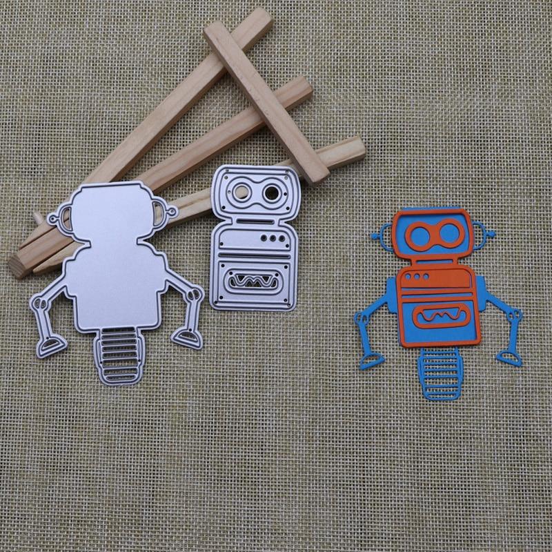 Metal Cutting Dies Cut Die Robot Frame Decoration Scrapbooking Paper Knife Mould Blade Punch Stencil