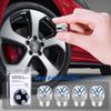 VW GTI GOLF 2026 Hot For VW VOLKSWAGEN 4pcs/set Car Tire Valve Cap Car Styling Accessories For Volkswagen Golf-5 6 7 Bora Jetta