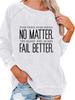 Female Oversized Sweatshirt Spring/Fall Fashion Print Top Women's Pullover Sweatshirt
