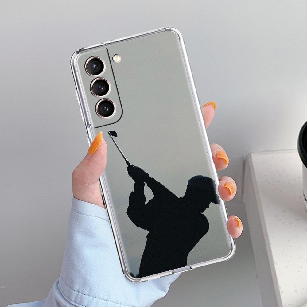 Чехол для телефона Samsung Galaxy S26 S25 S24 S23 S22 Ultra S20 S21 FE 5G Plus Мягкий Прозрачный Чехол Современный Гольф