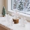 Рождественская зимняя снежинка центральный элемент Многоразовые 3D снежинки настольные украшения Многоцелевые для праздничного фестивального украшения