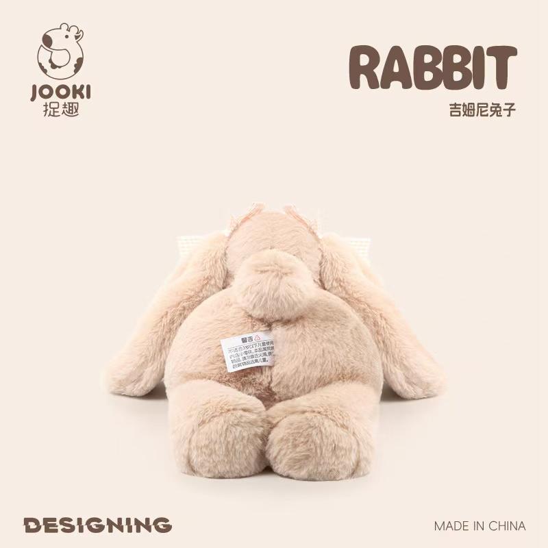 35cm Shy Rabbit Plush Toy Cute Cartoon Stuffed Animal Pillow Soft Doll Birthday Gift For Kids