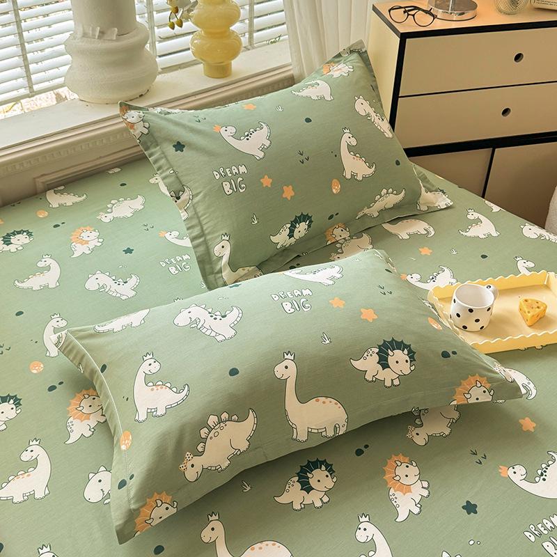 Хлопковые наволочки: Чистый хлопок, простой стиль для дома, общежитий, одноместных и двухместных комнат (Одиночный/Пара)