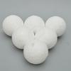 White Foam Christmas Snowball Ornaments (4-10cm) for Tree Decoration
