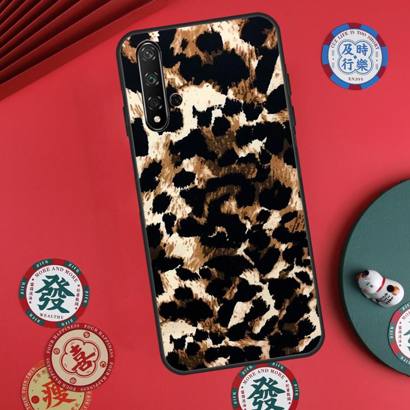 Коричневый леопард Для Huawei Nova 11i 8i 12i 12s 9 10 SE Y60 Y70 Y90 Y72 Y73 Y61 Y91 P60 Pro P30 P40 Lite Чехол