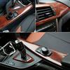 Car-styling Interior Trim DIY 1M Car-Styling Car Vinyl Sticker Auto Decal High Glossy Wood Grain
