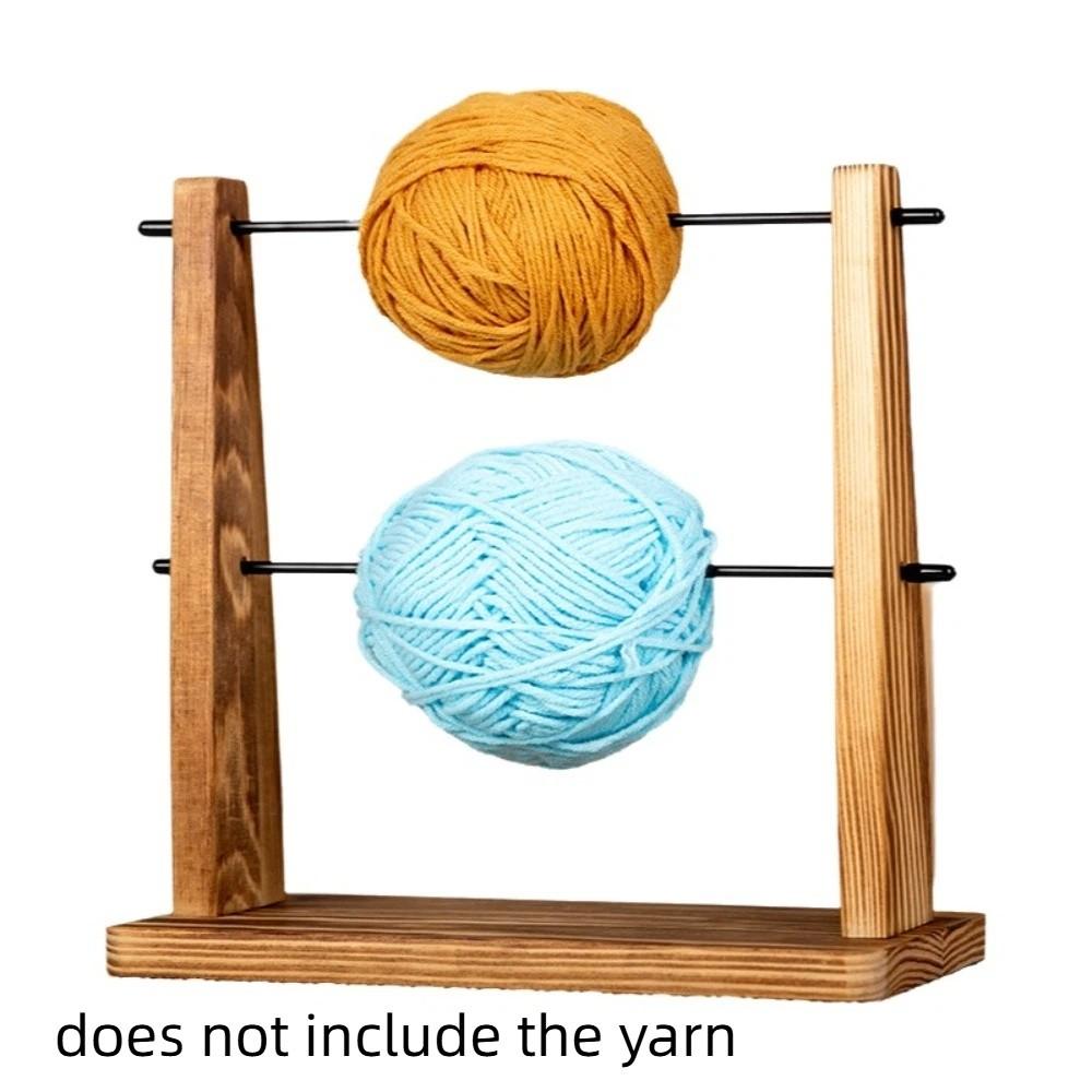 Solid Wood Wire Winding Rack Detachable Spindle Winder Wool Storage Rack  Craft Supplies