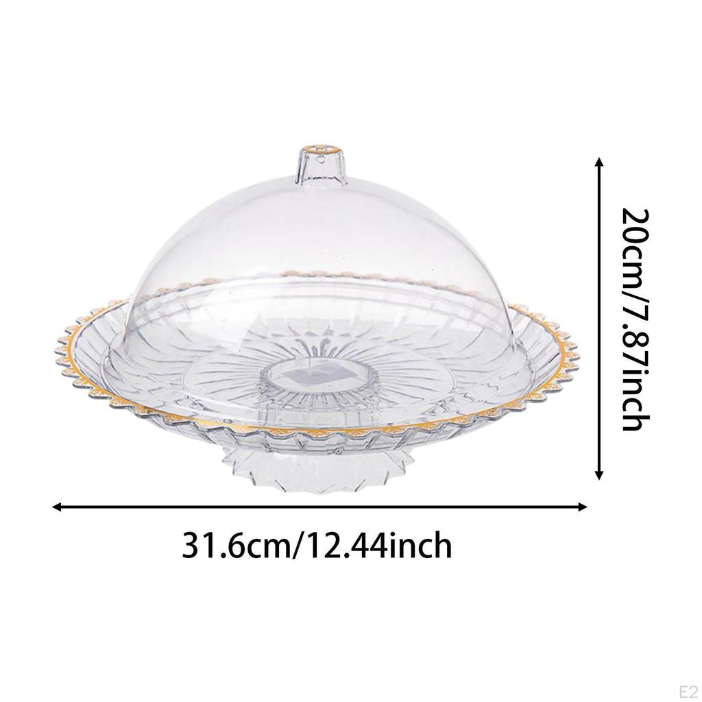 Подставка для торта, тарелки для хлеба, демонстрационная тарелка для десерта, прозрачная тарелка для овощей, поднос для хранения продуктов