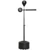 Adjustable Speed Bag, Boxing Bag, with Stand, Reflex Bar, Punching Pad, Black