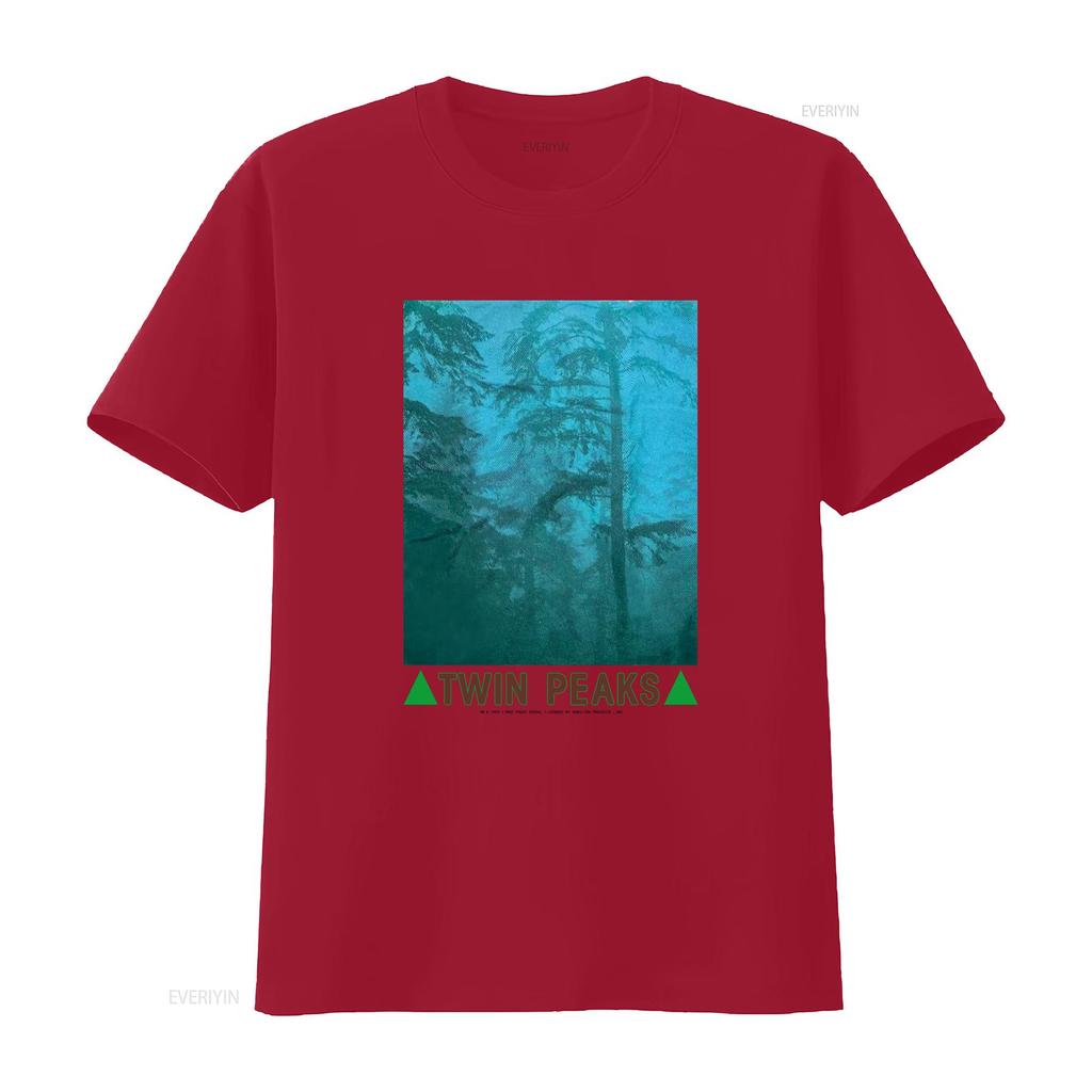 Vintage Twin Peaks Graphic Short Sleeve White T Shirt Unisex Unisex Unisex Ktv6750 Vintage Streetwear Stylish Soft Casual