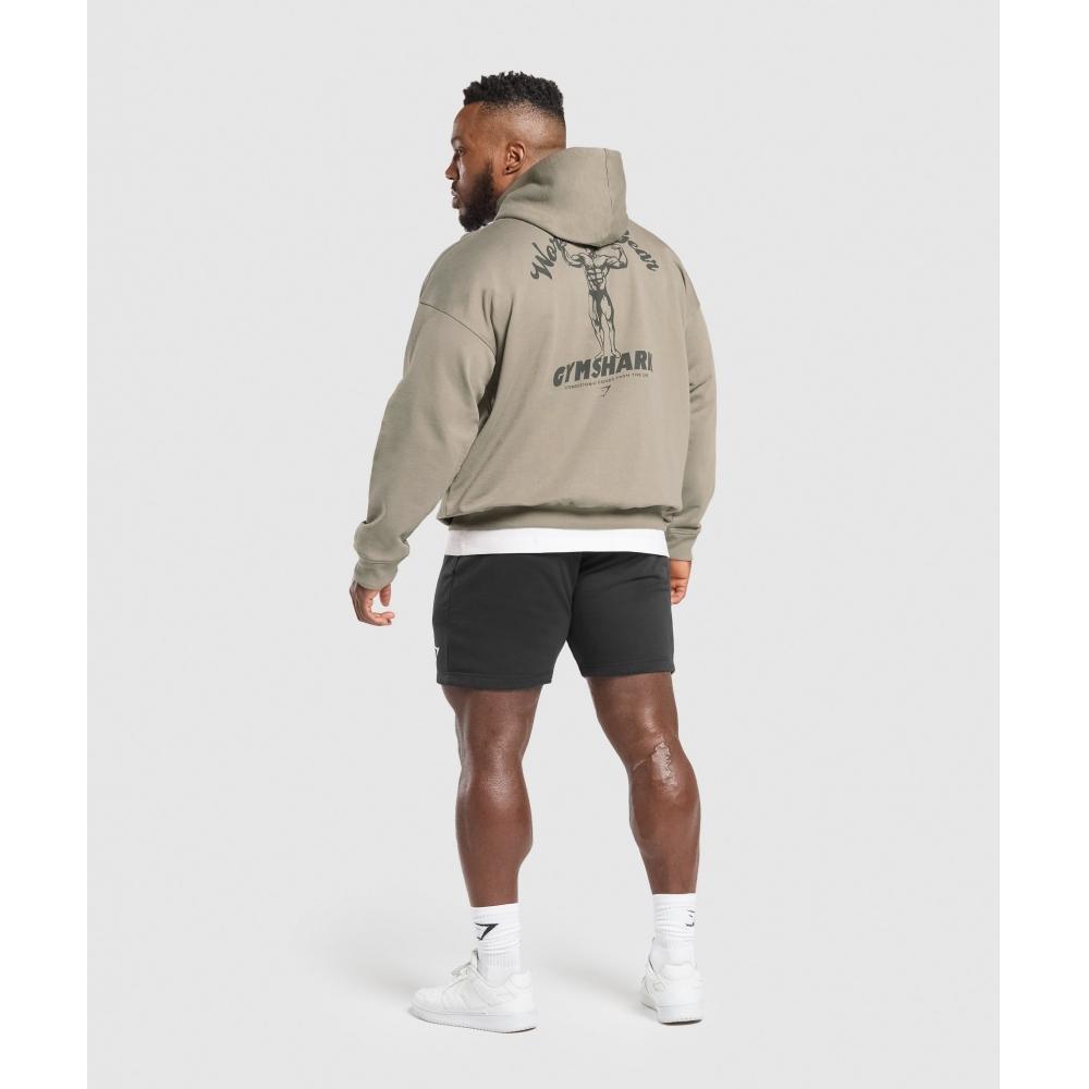 Gymshark Толстовка для тренировок Льняной коричневый A1c2p Nbzl