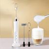 zmart 3-in-1 Portable Rechargeable Electric Milk Frother, Foam Maker, Handheld Foamer, High-Speed ??Drink Mixer, Coffee Frothing Wand, Electric Milk F