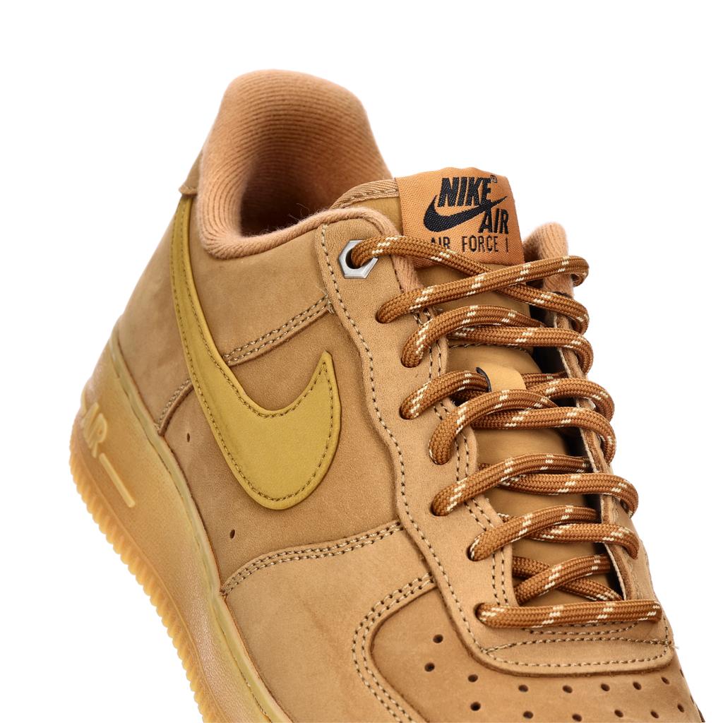 Nike Кроссовки мужские Nike Air Force 1 Low Flax 2019 Бежевый Резина-Светло-Коричневый Черный CJ9179-200