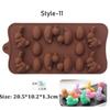 Jelly Pudding Fruit Gummy Candy Silicone Molds Animal Chocolate Cake Baking Tool Mold Ice Resin Mould 3D DIY