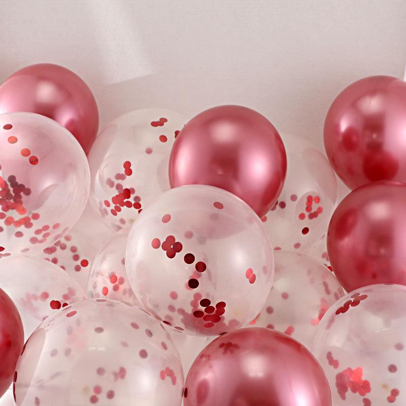 Утолщенные металлические шары с пайетками для украшения дня рождения, вечеринки или свадьбы