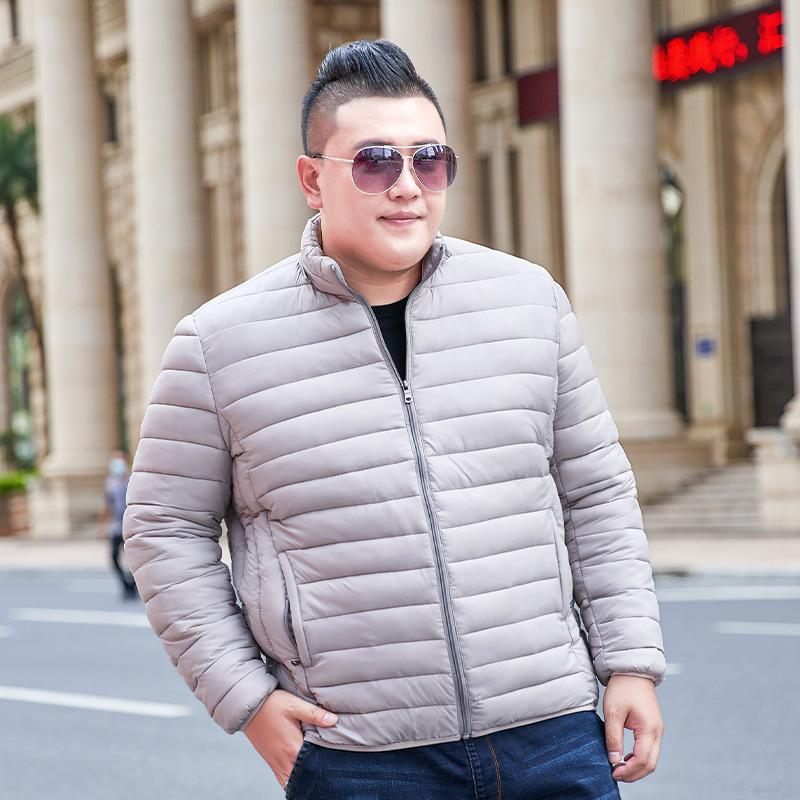 Мужская зимняя повседневная легкая теплая куртка больших размеров