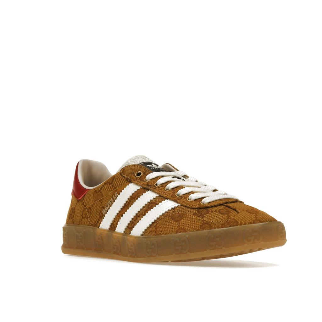 Adidas Gazelle GG Monogram Women Sneakers Brown Beige 707868-UWV20-7162