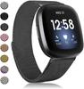 Миланский ремешок для Fitbit versa 4 3 Band Sense/Lite Магнитная петля ремешок для часов Нержавеющая сталь металлический Браслет Fitbit versa 2 band