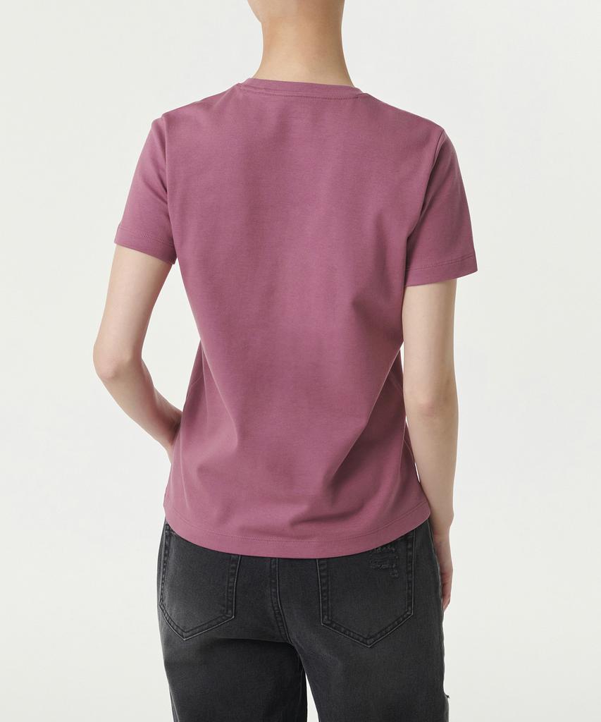 MUSINSA STANDARD WOMAN Women'S Basic Crew Neck T-Shirt [Dusty Magenta]