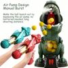 Dinosaur Shooting Toy Gun Children's EVA Catapult Soft Bullet Gun Aerodynamic Plastic Soft Bullet Gun Creative Toy