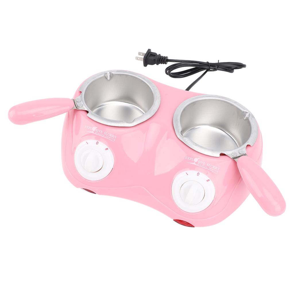 Электрический горшок для плавления шоколада с двумя горшками, позволяющий равномерно нагревать конфеты, подогреватель шоколада для