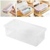 Pencil Box Storage Box Transparent Waterproof Storage Box With Buckled Plastic Pen Pencil Case School Stationery Supplies