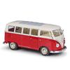Масштаб 1/24 Welly 1963 Volkswagen T1 Bus, модель автомобиля из сплава, литье под давлением, металлические игрушечные автомобили, модель автомобиля, коллекция высокой имитации, детские подарки