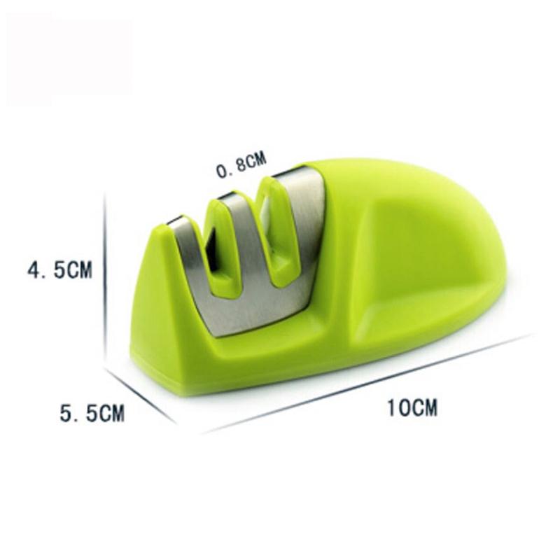 Two Stages (Diamond & Ceramic) Kitchen Knife Sharpener knives Sharpening Stone Household Knife Sharpener Kitchen Tools KTY