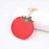 Tomato Fruit Leather Pendant Keyring - PU Leather Backpack Charm