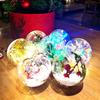 Рождественское украшение LED световые шары мягкое окружающее свечение небьющийся ПВХ праздничные огни праздничный светящийся шар