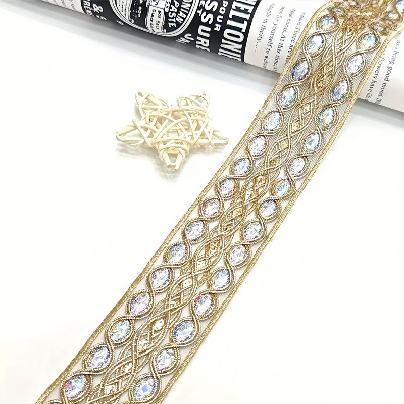 1 Yards DIY Materials Neckline Embellishment Ribbon Gorgeous Lace Embroidery Multi-Function Various Styles