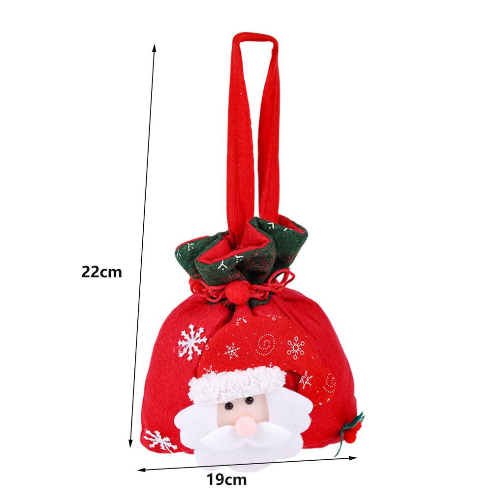 1 шт. Рождественский подарочный пакет Санта-Снеговик Яблоко Сумка для хранения Рождественский подарочный пакет для конфет Рождественский Санта-Клаус Рождественские украшения