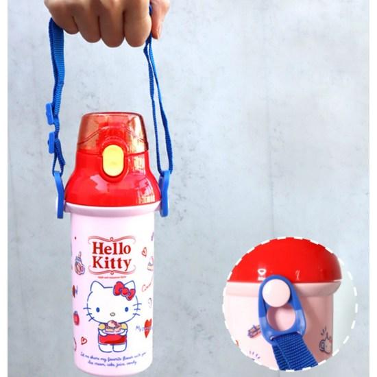 Детская бутылка для воды Lilpang Hello Kitty с якорем и ремешком на плечо, популярный персонаж в Корее