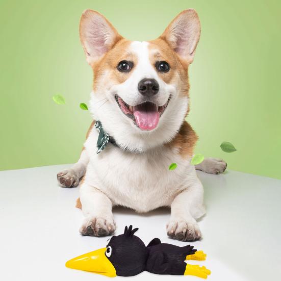 Игрушка для собак «Писклявая курица», интерактивная игрушка для жевания домашних животных, чистка зубов щенка, кричащая латексная курица для снятия скуки и дрессировки