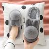 Cotton Slippers for Women, Winter Thick-soled Anti-slip Three-dimensional Plush Warm Home Slippers, Indoor Home Slippers