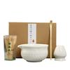 4PCS Ceramic Bamboo Japanese Matcha Tea Set Matcha Bowl Whisk Teaspoon Tea Sets Tea Lovers