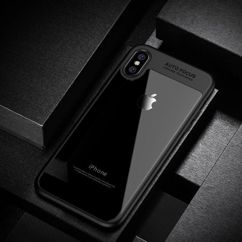 X Для iPhone 8 7 6s Plus 10 Роскошный Ультратонкий Прозрачный Ударопрочный Бампер Чехол