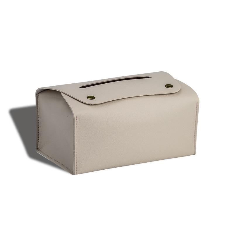 1 Household Pu Leather Tissue Box, Desktop Decoration, Suitable For Dining Room, Living Room, Kitchen, Tissue Storage Box