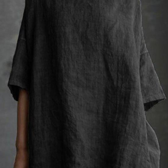 Boat Collar Shirt Comfortable Streetwear Concise Half Sleeve Women Top