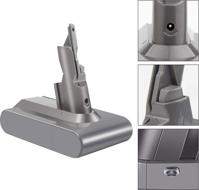 Batterie - Dyson - V7 - 6000mAh - Compatible avec plusieurs modèles - 1 Filtre inclus