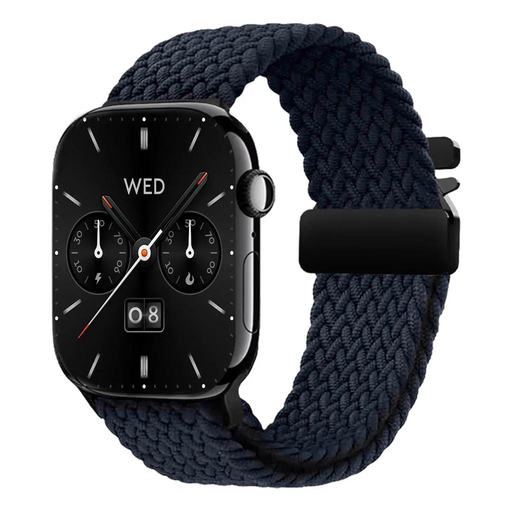 Braided Solo Loop Strap For Apple Watch Band 44mm 45mm 46mm 40mm 41mm 42mm 49mm Bracelet iWatch Series Ultra 2 10 9 SE 8 7 6 5 4