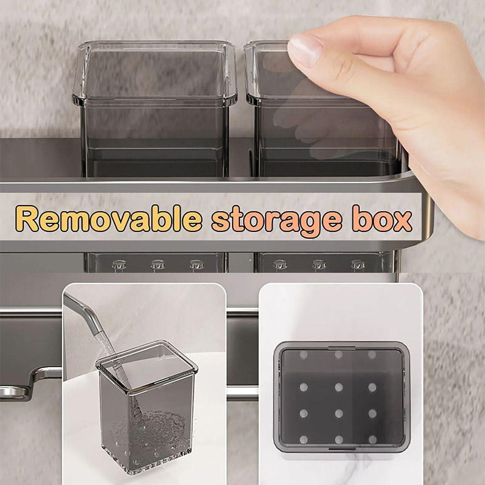 Органайзер для хранения косметики без сверления, настенная полка для душа, держатель для фена для спальни