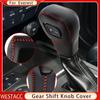 Чехол из натуральной кожи с левым рулем и правым рулем, чехол для ручки переключения передач автомобиля для Ford Everest Ranger-2022, ошейники шестерни, наклейка на шестерню