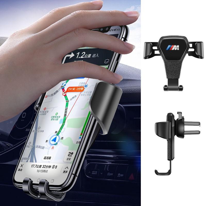 SNLL4 Car Air Outlet Phone Holder Auto Handset Support Bracket Interior Sticker For BMW G80 G06 G07 G42 G14 G15 G16 M2 M3 M4 M5 M6 M7